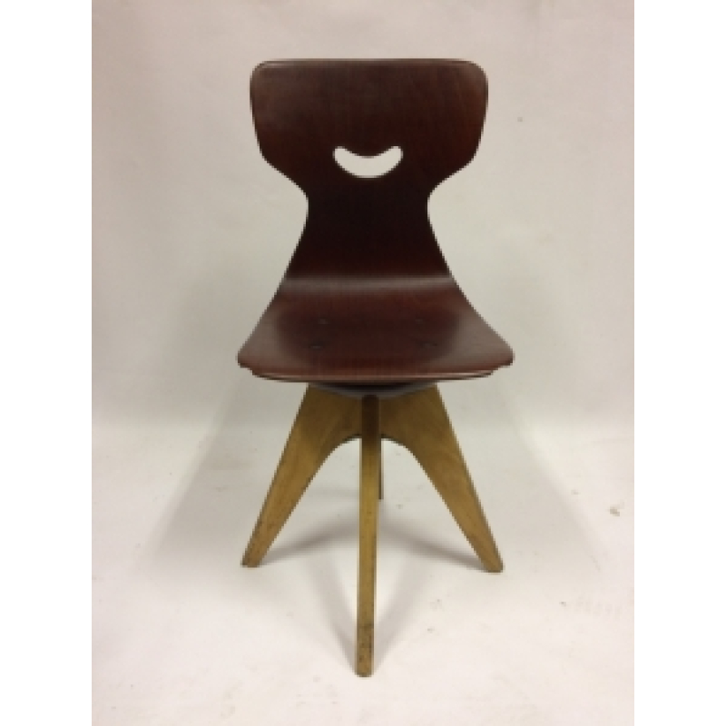 Vintage Flottotto schoolstoel nr 140